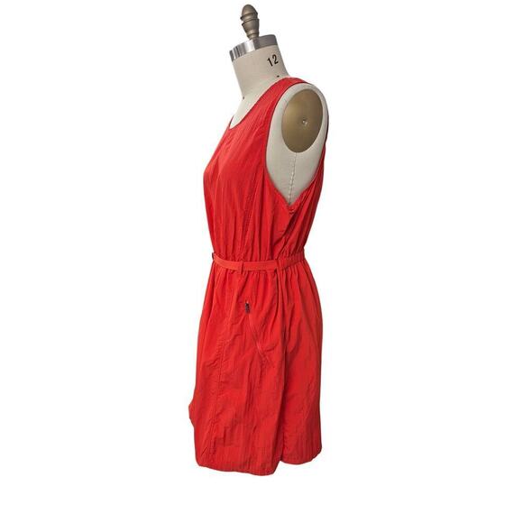Avia Red/Orange Sport Dress Pockets Adjustable Waist Plus Size 16-18 NWOT - Picture 2 of 5